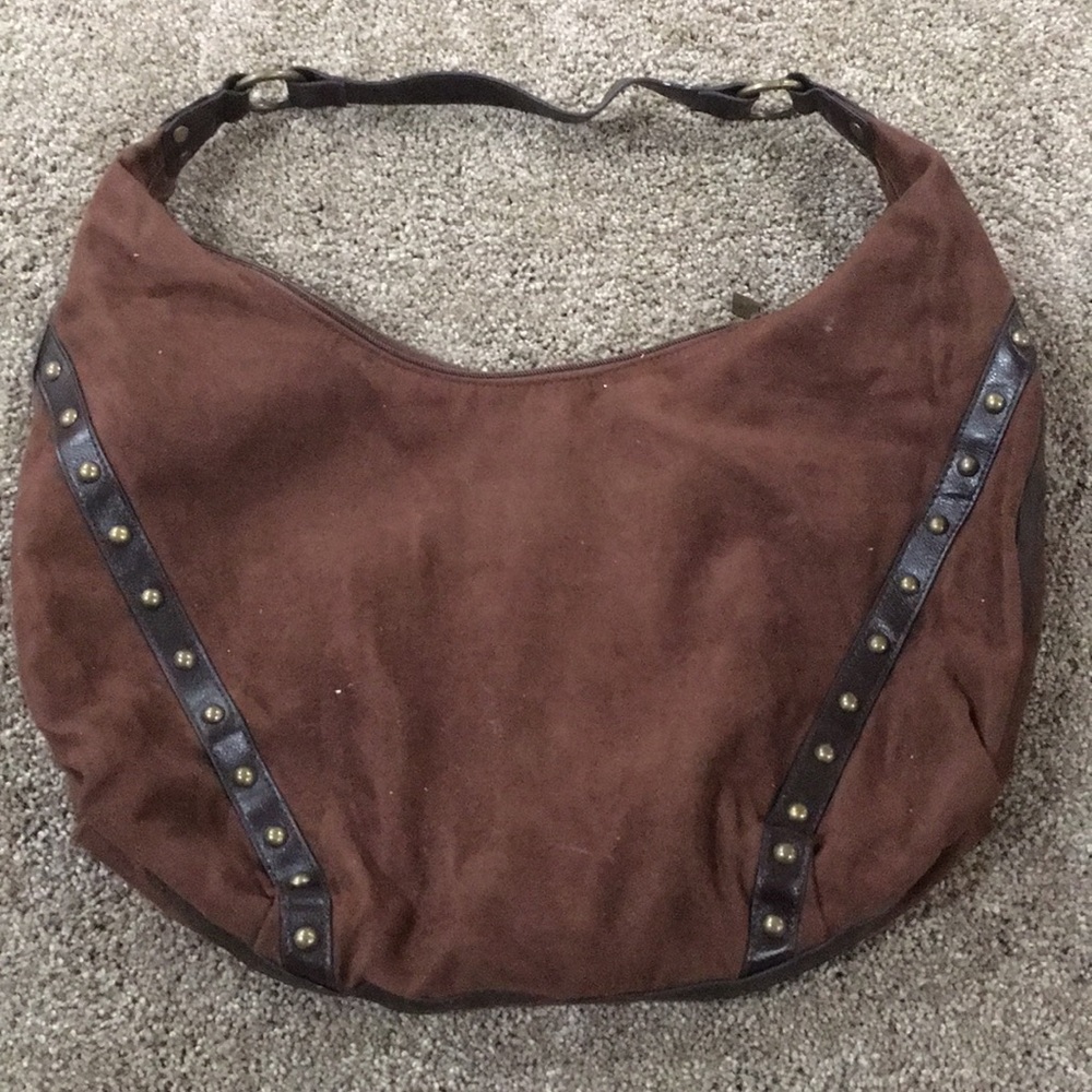 Brown tote/purse Bin A16